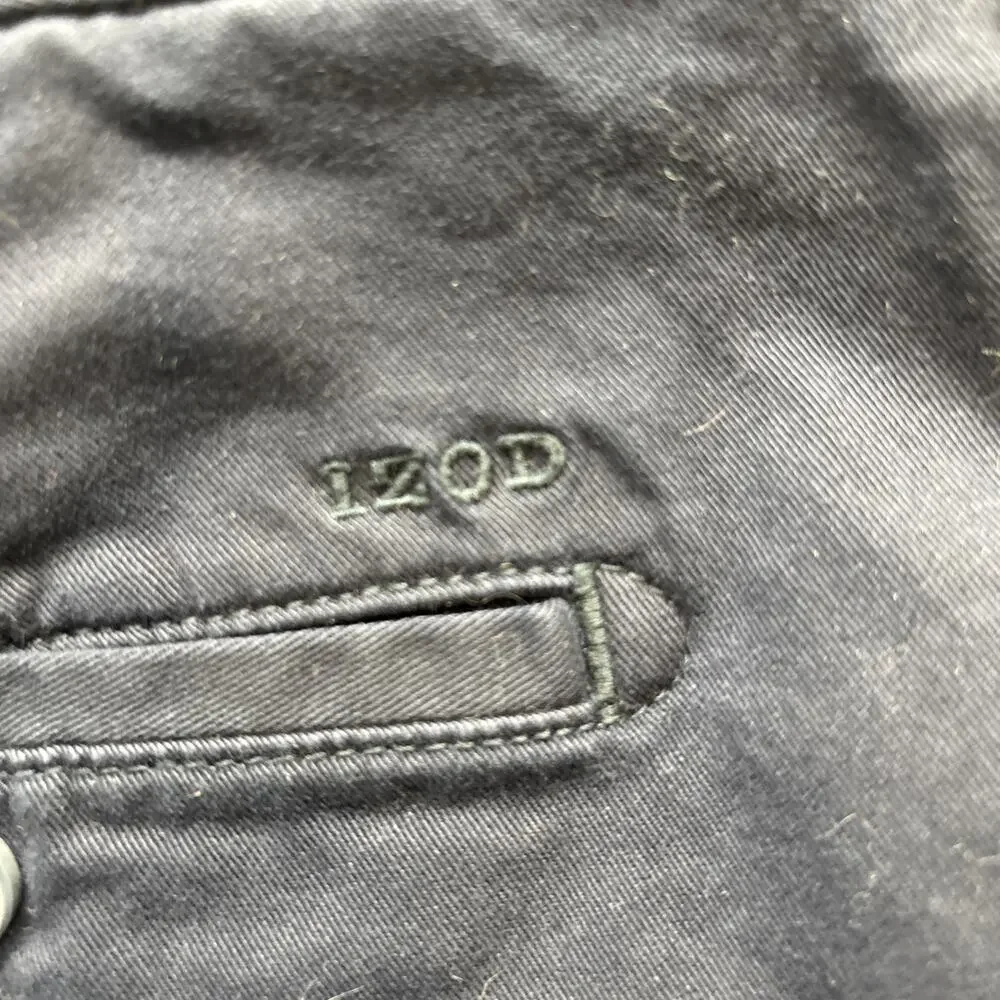 Izod Saltwater Shorts Stretch Men's 34 x 9.5 Beige